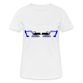 Excavator 2 - Women's Breathable T-Shirt - white - Front - AI Model Female 172 dark (172cm)