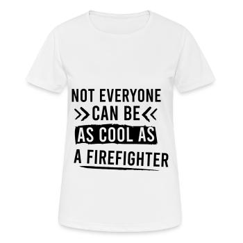 Firefighter - Frauen T-Shirt atmungsaktiv - Weiß - Vorne - AI Model Female 172 dark (172cm)
