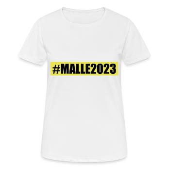 Malle 2023 - Women's Breathable T-Shirt - white - Front - AI Model Female 172 dark (172cm)