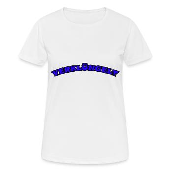 Verklüngelt T Shirt verkatert Party Bier Alkohol - Frauen T-Shirt atmungsaktiv - Weiß - Vorne - AI Model Female 172 dark (172cm)