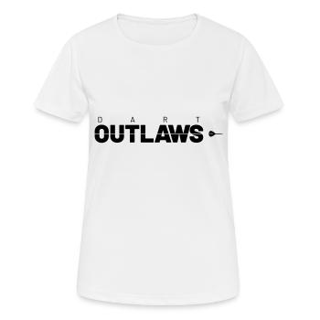 Hors-la-loi Dart - T-shirt respirant Femme - blanc - Devant - AI Model Female 172 dark (172cm)