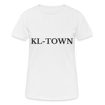 Kaiserslautern KL-Town - T-shirt respirant Femme - blanc - Devant - AI Model Female 172 dark (172cm)