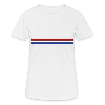 Pays-Bas - Women's Breathable T-Shirt - white - Front - AI Model Female 172 dark (172cm)