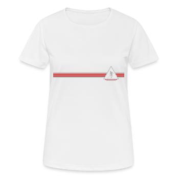Squash - Frauen T-Shirt atmungsaktiv - Weiß - Vorne - AI Model Female 172 dark (172cm)
