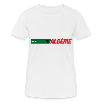 Algerien - Frauen T-Shirt atmungsaktiv - Weiß - Vorne - AI Model Female 172 dark (172cm)