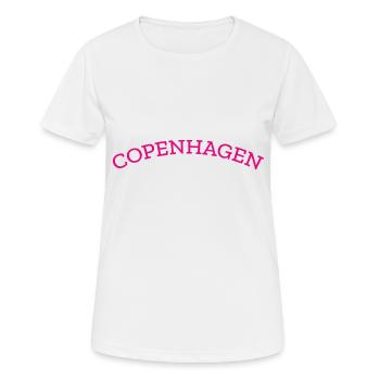 Copenhagen - Denmark - Dänemark - Scandinavia - Women's Breathable T-Shirt - white - Front - AI Model Female 172 dark (172cm)