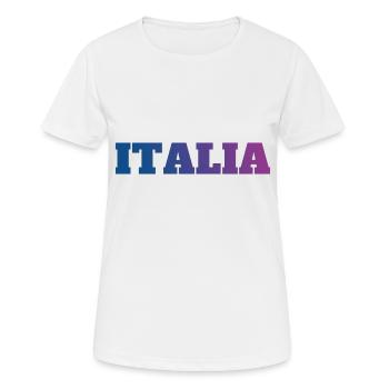 Italia - Women's Breathable T-Shirt - white - Front - AI Model Female 172 dark (172cm)