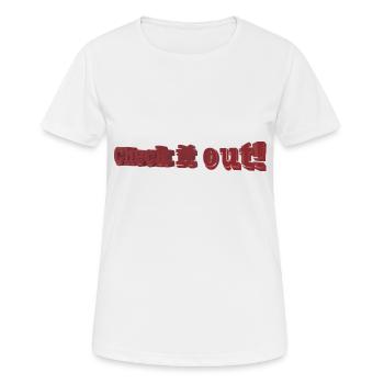 Regarde - T-shirt respirant Femme - blanc - Devant - AI Model Female 172 dark (172cm)