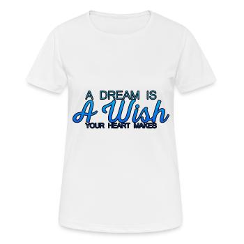 A Dream Is A Wish Your Heart Makes 7 - Women's Breathable T-Shirt - white - Front - AI Model Female 172 dark (172cm)