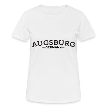 Augsburg My City Idée cadeau - T-shirt respirant Femme - blanc - Devant - AI Model Female 172 dark (172cm)