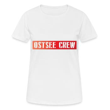Baltic Sea Crew - Women's Breathable T-Shirt - white - Front - AI Model Female 172 dark (172cm)