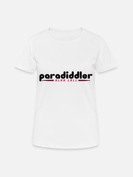 Paradiddler - Frauen T-Shirt atmungsaktiv - Weiß