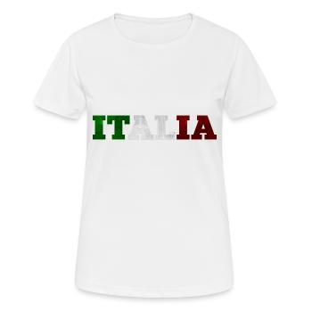 Italia - Women's Breathable T-Shirt - white - Front - AI Model Female 172 dark (172cm)