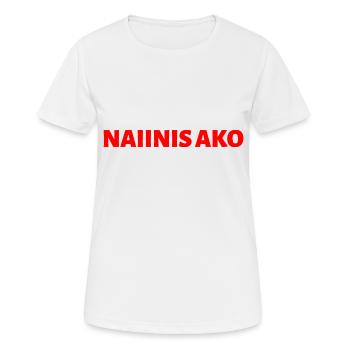 Filipino Sprache ich bin genervt - Frauen T-Shirt atmungsaktiv - Weiß - Vorne - AI Model Female 172 dark (172cm)