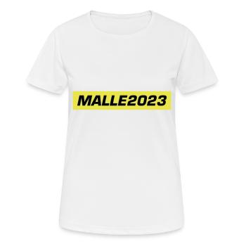 Malle 2023 Majorque - T-shirt respirant Femme - blanc - Devant - AI Model Female 172 dark (172cm)