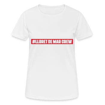 Lloret De Mar Crew - Women's Breathable T-Shirt - white - Front - AI Model Female 172 dark (172cm)
