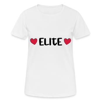 Elite Heart - Women's Breathable T-Shirt - white - Front - AI Model Female 172 dark (172cm)