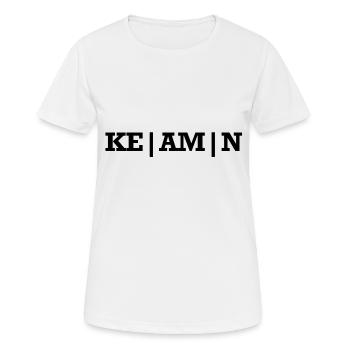 Ketamin - Frauen T-Shirt atmungsaktiv - Weiß - Vorne - AI Model Female 172 dark (172cm)