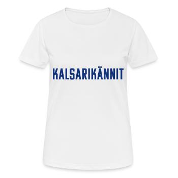 Alkohol Saufen in Finnland: Kalsarikannit Geschenk - Frauen T-Shirt atmungsaktiv - Weiß - Vorne - AI Model Female 172 dark (172cm)