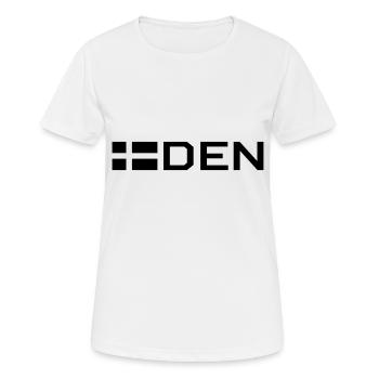 Drapeau danois - T-shirt respirant Femme - blanc - Devant - AI Model Female 172 dark (172cm)