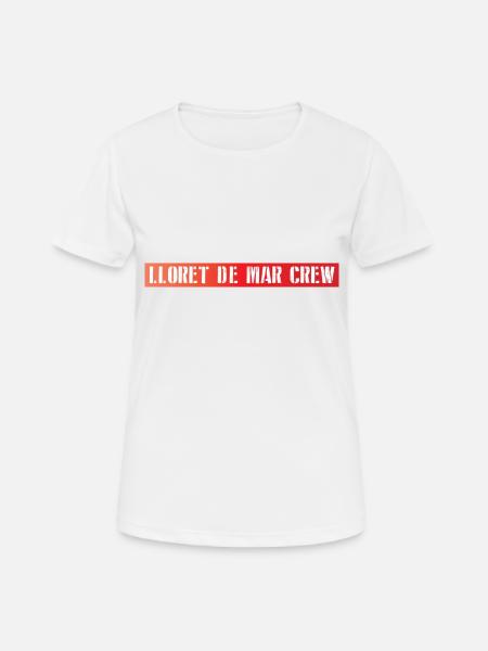 Lloret De Mar Crew - Frauen T-Shirt atmungsaktiv - Weiß