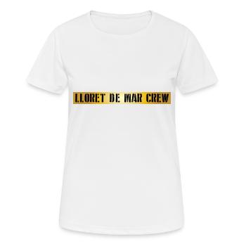 Lloret De Mar Crew - Women's Breathable T-Shirt - white - Front - AI Model Female 172 dark (172cm)