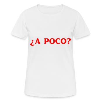 ernsthaft? Spanisch Sprache - Frauen T-Shirt atmungsaktiv - Weiß - Vorne - AI Model Female 172 dark (172cm)