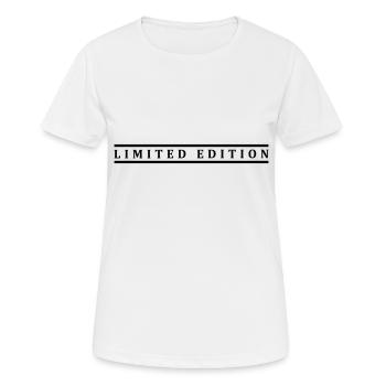 limited edition - Women's Breathable T-Shirt - white - Front - AI Model Female 172 dark (172cm)
