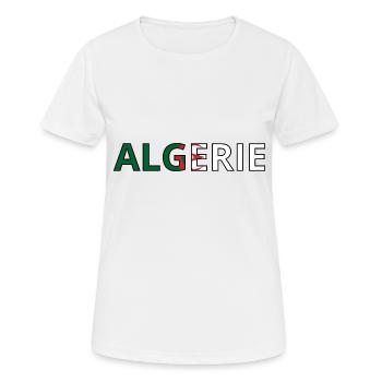 Algerian Flag - Women's Breathable T-Shirt - white - Front - AI Model Female 172 dark (172cm)