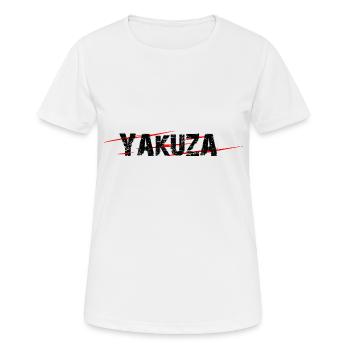 Yakuza Blood - T-shirt respirant Femme - blanc - Devant - AI Model Female 172 dark (172cm)