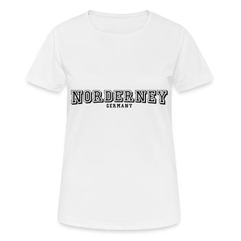 Norderney - Women's Breathable T-Shirt - white - Front - AI Model Female 172 dark (172cm)