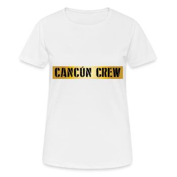 Cancun Crew - Women's Breathable T-Shirt - white - Front - AI Model Female 172 dark (172cm)