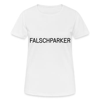 FAUX PARKER / faux Parker - T-shirt respirant Femme - blanc - Devant - AI Model Female 172 dark (172cm)
