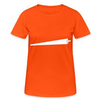 Joint cannabis - Women's Breathable T-Shirt - neon orange - Front - AI Model Female 172 dark (172cm)