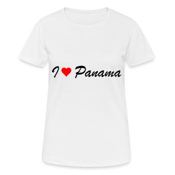 Panama - T-shirt respirant Femme - blanc - Devant - AI Model Female 172 dark (172cm)