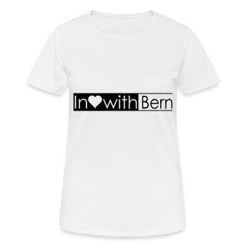 Bern - Frauen T-Shirt atmungsaktiv - Weiß - Vorne - AI Model Female 172 dark (172cm)
