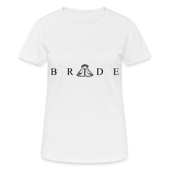 Bride Veil - T-shirt respirant Femme - blanc - Devant - AI Model Female 172 dark (172cm)