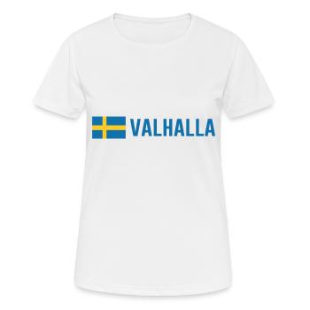 Valhalla Viking Suède Sverige walhalla - T-shirt respirant Femme - blanc - Devant - AI Model Female 172 dark (172cm)
