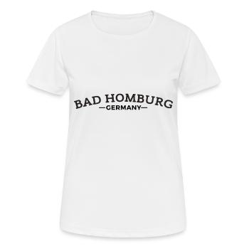 Bad Homburg Meine Stadt Geschenkidee - Frauen T-Shirt atmungsaktiv - Weiß - Vorne - AI Model Female 172 dark (172cm)