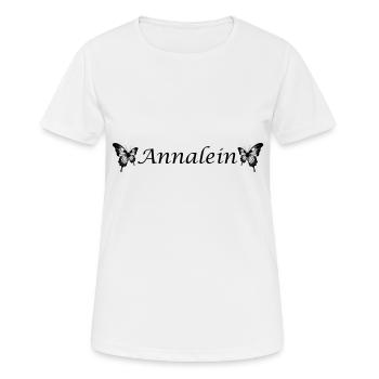 Annalein - Anna - Women's Breathable T-Shirt - white - Front - AI Model Female 172 dark (172cm)