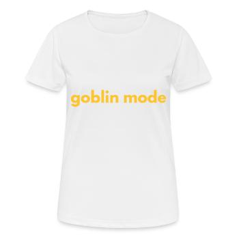 Goblin Mode - Women's Breathable T-Shirt - white - Front - AI Model Female 172 dark (172cm)