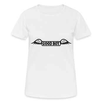 guter Junge - Frauen T-Shirt atmungsaktiv - Weiß - Vorne - AI Model Female 172 dark (172cm)