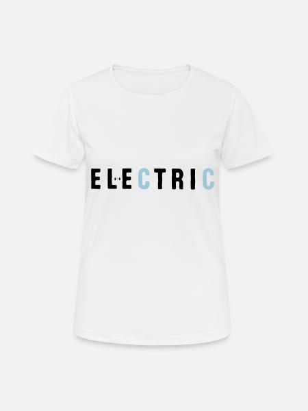 electric - Women's Breathable T-Shirt - white