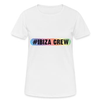 Ibiza Équipage - T-shirt respirant Femme - blanc - Devant - AI Model Female 172 dark (172cm)