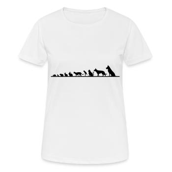 Haustiere - Frauen T-Shirt atmungsaktiv - Weiß - Vorne - AI Model Female 172 dark (172cm)