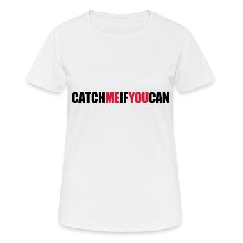 Rapide Catch Me - T-shirt respirant Femme - blanc - Devant - AI Model Female 172 dark (172cm)
