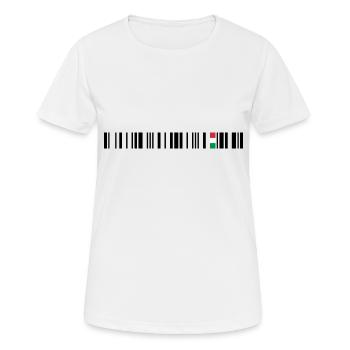 Italia - Women's Breathable T-Shirt - white - Front - AI Model Female 172 dark (172cm)
