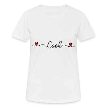 Cuire - T-shirt respirant Femme - blanc - Devant - AI Model Female 172 dark (172cm)