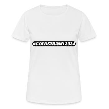 Sables d’or 2024 - T-shirt respirant Femme - blanc - Devant - AI Model Female 172 dark (172cm)