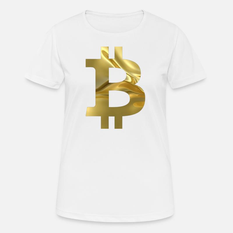 Bitcoin - Women's Breathable T-Shirt - white